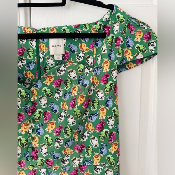 Anthropologie Maeve The Cecily Fit & Flare Sweetheart Dress, Size XLP - Picture 6 of 14